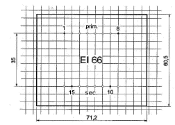 Print Layout - EI66 Transformer