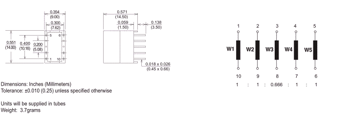 Dimensions & Schematics